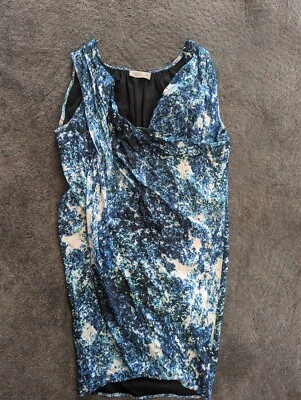 🛍️LABEL LAB women's viscose Sleeveless Dress Size UK 8 - Image 1 of 4