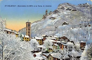 F253) IN VALSESIA BOCCIOLETO TORRE INVERNO VERCELLI - Imagen 1 de 2