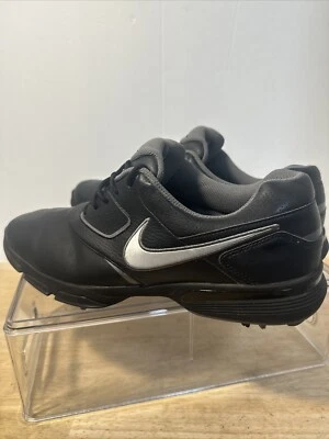 Bonitas zapatillas de golf Nike Heritage para hombre talla 10 punta suave 418624-001 de cuero. Foto 1 de 4