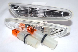Front Side Marker Signal Parking Light Lamps One Pair Fit 2004-2010 525i 530i - Picture 1 of 2