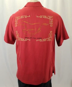TORI RICHARDS HONOLULU LTD EDITION YEAR OF THE HORSE SILK SHIRT SIZE M EUC! - Bild 1 von 3