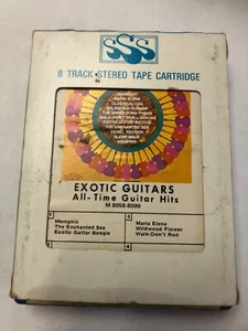 VINTAGE Exotic Guitars All-Time Guitar Hits 8 Track Tape Cartridge M 8058-8090 - Bild 1 von 2