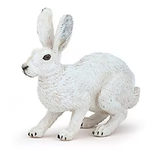 Arktischer Hase 2" Länge Papo Figuren #50226 Wild Animal Kingdom Neu im Karton Hase weiß - Bild 1 von 1