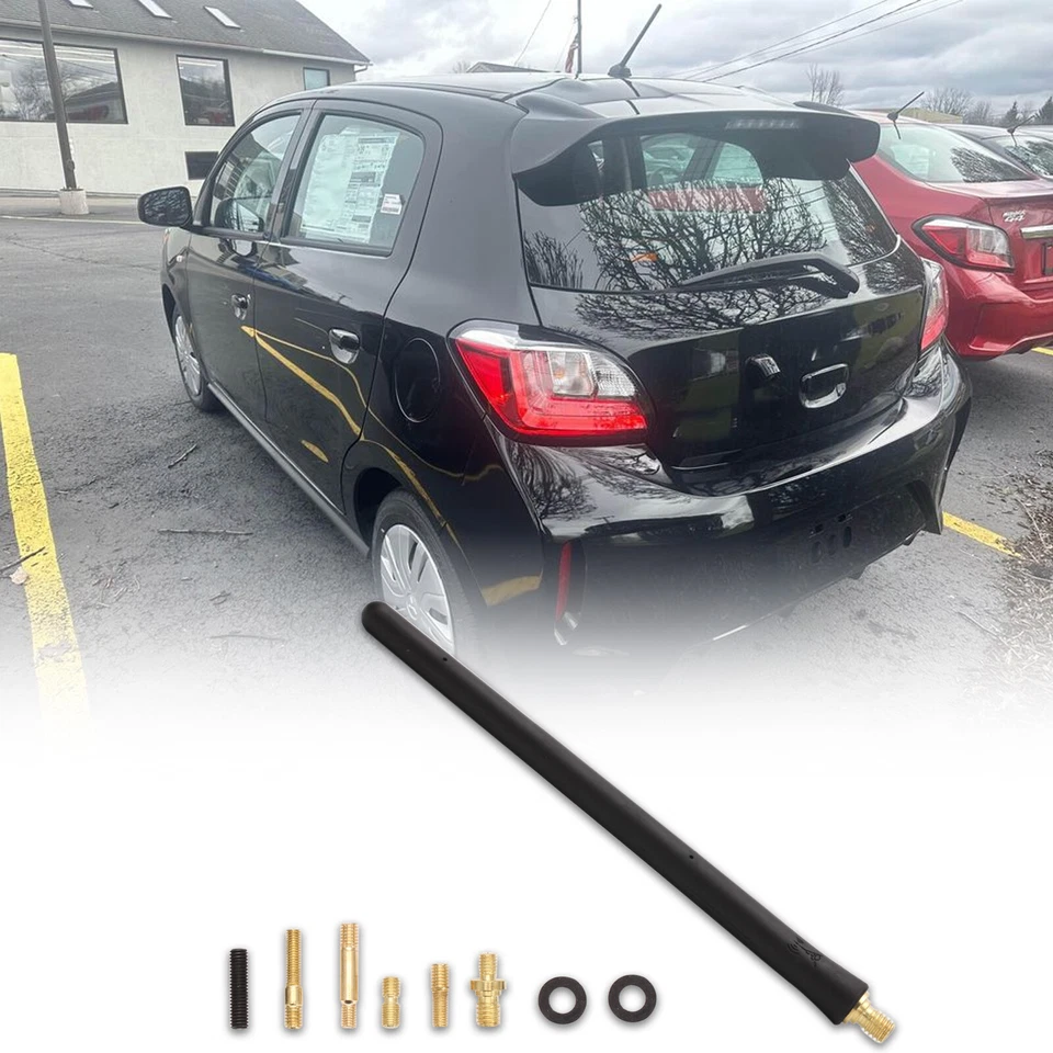For Mitsubishi Mirage 1995-2024 7" Short Antenna Mast Radio AM/FM Reception - Image 1 of 4
