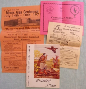 Morris Area Centennial Historical Album 1871-1971 Buch, Poster Minnesota - Bild 1 von 11