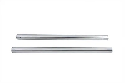 Juego de tubos de horquilla cromados 39 mm 27-3/8 pulgadas de longitud total para Harley Davidson Foto 1 de 2