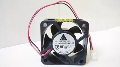 Delta AUB0524VHD 5020 DC24V 0.15A 5CM 2-Pin Inverter Cooling Fan - Image 1 of 3