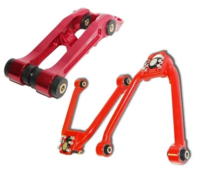 EMUSA RED Front Upper Camber Arm+Front Lower Control Arm  For 03-07 350Z 2D - Image 1 of 4