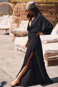 NWT $165.00 Anthropologie L*SPACE Sungazer Maxi Dress Sz. Small - Picture 1 of 4