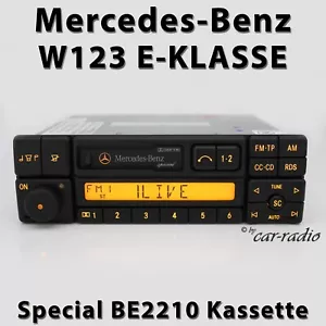 Original Mercedes W123 Radio Special BE2210 Becker Kassettenradio C123 E-Klasse - Bild 1 von 10