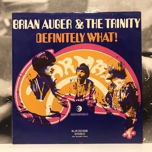 BRIAN AUGER & THE TRINITY - DEFINITELY WHAT! LP VG+/EX 1968 ITA 1st SLIR 22.026 - Imagen 1 de 2