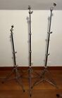 (3) Vintage Rogers Memriloc Cymbal Stands - Nice Condition 70’s