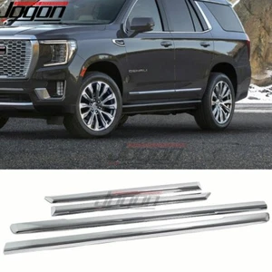 Protector de moldura de cuerpo lateral para GMC YUKON Denali SLT AT4 2021-25 4 PIEZAS - Imagen 1 de 9