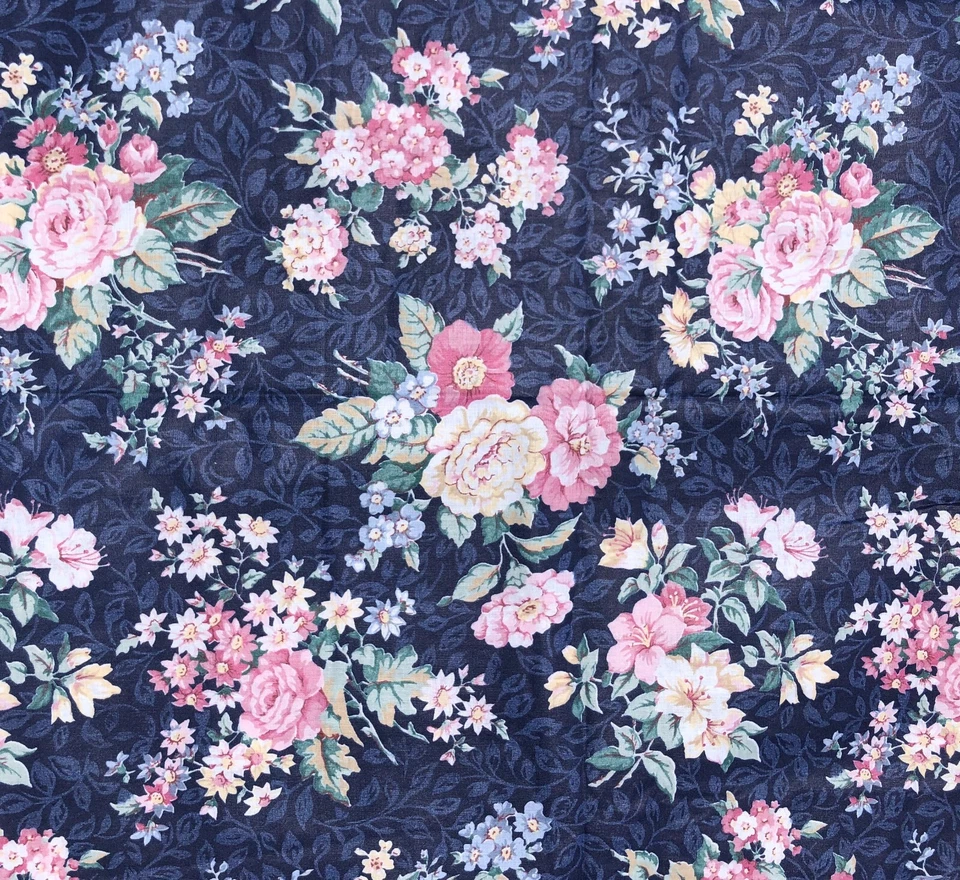 Marcus Bros textiles Floral Fabric 2 yds x 58" W - Image 1 of 4