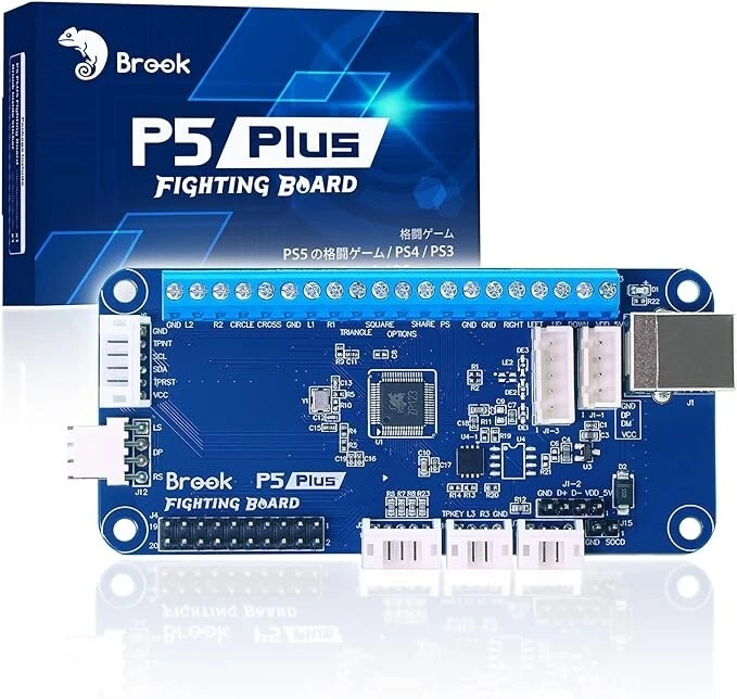 Brook P5 Plus Fighting Board- pre-installed header version, quick response time - Image 1 of 4