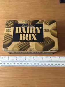 Vintage Rowntrees Werbung Milchkiste klein alt für Sammler geeignet - Bild 1 von 7