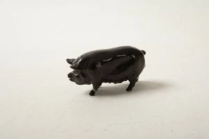 Big Black Pig Diecast Metal (R3D-13) Great Britains LTD England Farm Animal Oink - Picture 1 of 8