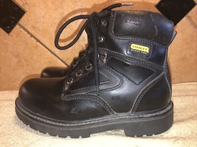 Botas de trabajo de seguridad Stanley de cuero negro con puntera de acero talla 6 M ENVÍO GRATUITO Foto 1 de 4