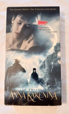 Leo Tolstoy's Anna Karenina VHS (1997, Warner Bros) Sophie Marceau TESTED - Image 1 of 4