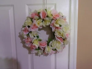 Gorgeous artificial floral Wreath by DT CREATIONS! Approx 15" diameter.   - Picture 1 of 4