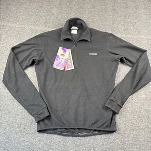 VTG Cannondale Jacket Mens Small Black Fleece Jersey Polartec Cycling Made USA - Picture 1 of 12