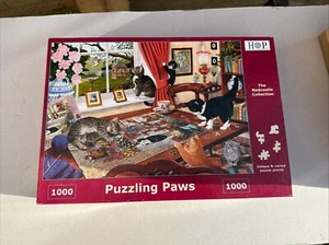 The Redcastle Collection ~ PUZZLING PAWS ~ 1000 Unique Piece Jigsaw Puzzle - Picture 1 of 2