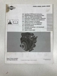 Briggs & Stratton Operators Manual for 290000, 300000, 350000 & 380000 Motors - Picture 1 of 4