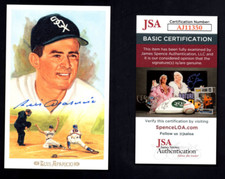 LUIS APARICIO SIGNED Autograph 💎JSA PEREZ STEELE CELEBRATION CARD