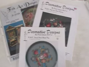 Decorative Designs by David Jansen; Folk Art Designs by Jo Sonja, lot of 3 - Imagen 1 de 4