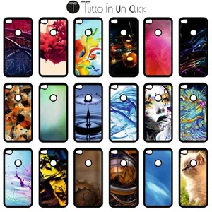 Custodia cover TPU GEL per Huawei P8 Lite 2017 -SB nera Design _467_484 - Foto 1 di 19