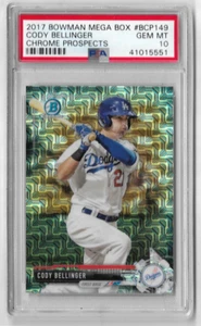 Cody Bellinger 2017 Bowman Chrome Prospects #BCP149 Mojo Refractor PSA 10 RC - Picture 1 of 2