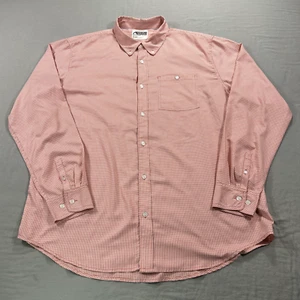 Mountain Khakis Shirt Mens 2XL XXL Red White Check Hiking Camp Button Up Adult - Picture 1 of 11