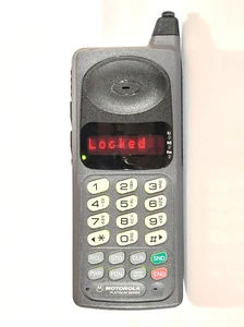 MOTOROLA MICROTAC PLATINE - TÉLÉPHONE PORTABLE EN BRIQUE TÉLÉPHONE PORTABLE VINTAGE RÉTRO - Photo 1 sur 7