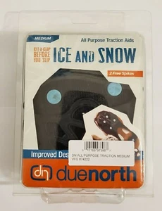 Due North All Purpose Ice & Snow Traction Aid Shoe Covers Size Medium (M) New - Picture 1 of 2