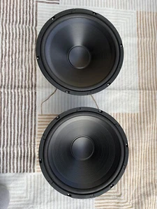 (Juego de 2) Altavoz Woofer Bajo Radio Shack 15 Pulgadas 40-1035 150W 8 Ohmios - Imagen 1 de 16