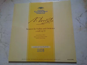 Dvorak Concerto for Violin and Orchestra in A minor Martzy *Reissue Vinyl* Mint - Picture 1 of 2