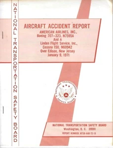 Accident Report - NTSB - American B707 - Linden Cessna 150 - 1971 (MN177) - Bild 1 von 1