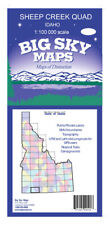 Big Sky MapsSheep Creek Quad Idaho Topography Map, Rivers, Trails, Roads