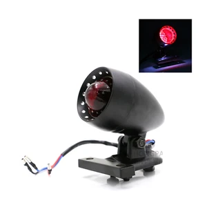 Universal Motorcycle Rear Tail Light Lamp Harley Chopper Cafe Racer project BLAK - Foto 1 di 5