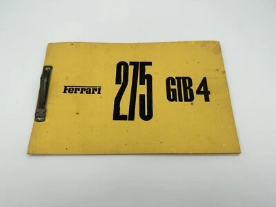FERRARI 275 GTB/4 F.A.F. CATÁLOGO REPUESTOS MOTO | LIBRO MANUAL REPUESTOS Foto 1 de 4