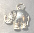 Good Luck Elephant Charm. Silver Color.  1/2”