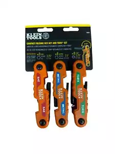 70543 - Compact Folding Hex Key Set, 25-Key, SAE, Metric, TORX¨ Sizes, 3-Piece - Picture 1 of 1