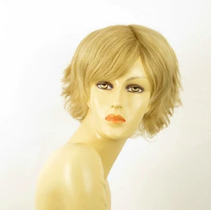 women's wig 100% natural hair short blonde ref HELENE 22 - Picture 1 of 9