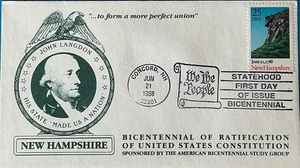 2344 John Langdon His State Made Us a Nation New Hampshire  - Picture 1 of 1