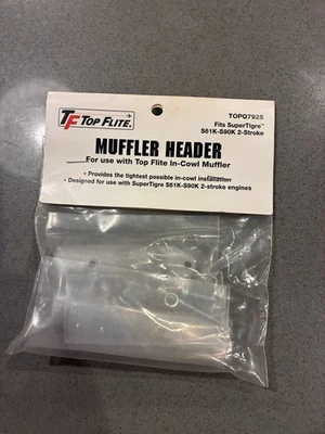NOS Top Flight Gold Edition Supertigre Muffler Header R/c Model Airplane Engine - Image 1 of 4