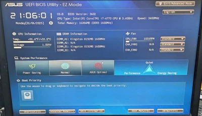 Pacchetto scheda madre Intel CS-8 I7-4700 16 GB DDR 3 1 tb HDD - Immagine 1 di 4