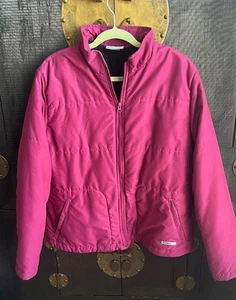Vintage Speedo Athletic Jacket - Wine Shell with Black Fleece Lining - Picture 1 of 6