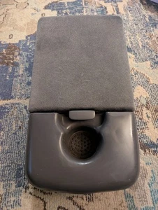 97-03 Ford F150 Center Console Split Bench Seat CupHolder F65Z-15644A22-AAD Gray - Picture 1 of 9