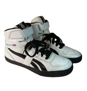 Reebok Classic Herren RB905 Größe 12 Hi High Top weiß/schwarz Basketballschuhe - Bild 1 von 12