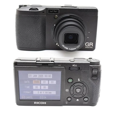 Ricoh GR Digital I 8.3MP Compact Digital Camera From JAPAN Black - Image 1 of 4